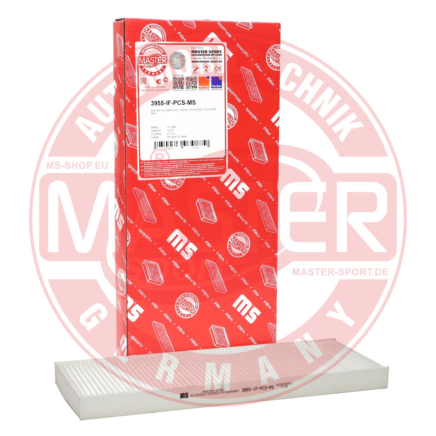 Filtru polen MASTERSPORT GERMANY 3955-IF-PCS-MS